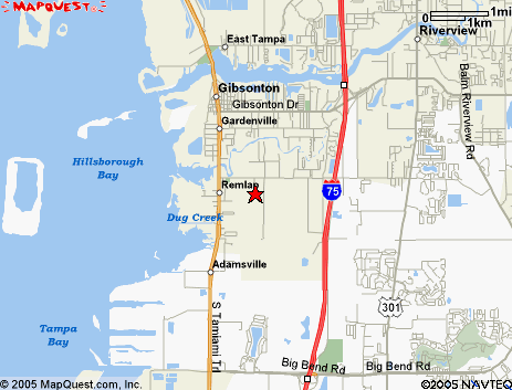 Map of the area our 33534 locksmiths service