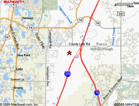 Map of the area our 33559 locksmiths service