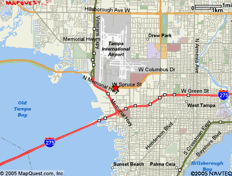 Map of the area our 33623 locksmiths service