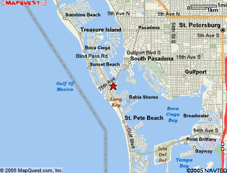 Map of the area our 33736 locksmiths service