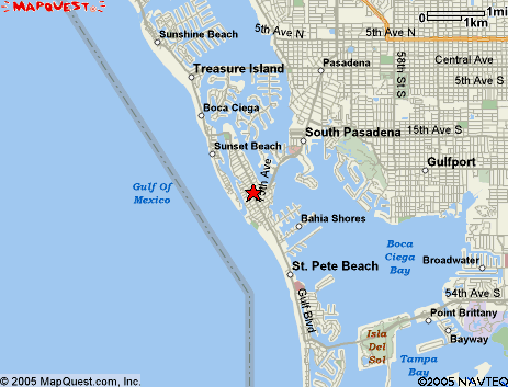 Map of the area our 33741 locksmiths service