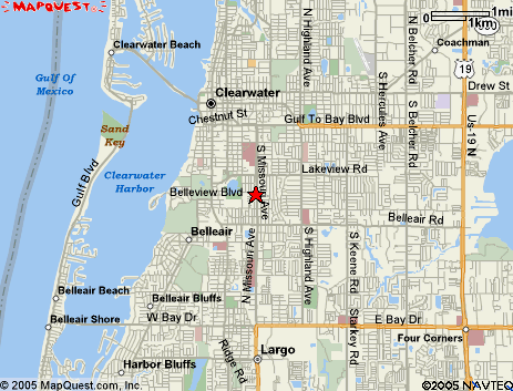 Map of the area our 33756 locksmiths service