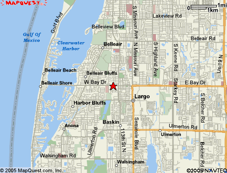 Map of the area our 33770 locksmiths service