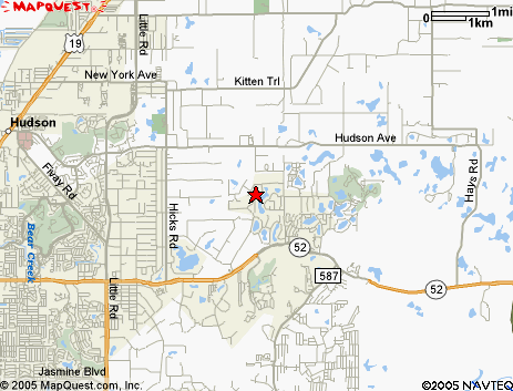 Map of the area our 34669 locksmiths service